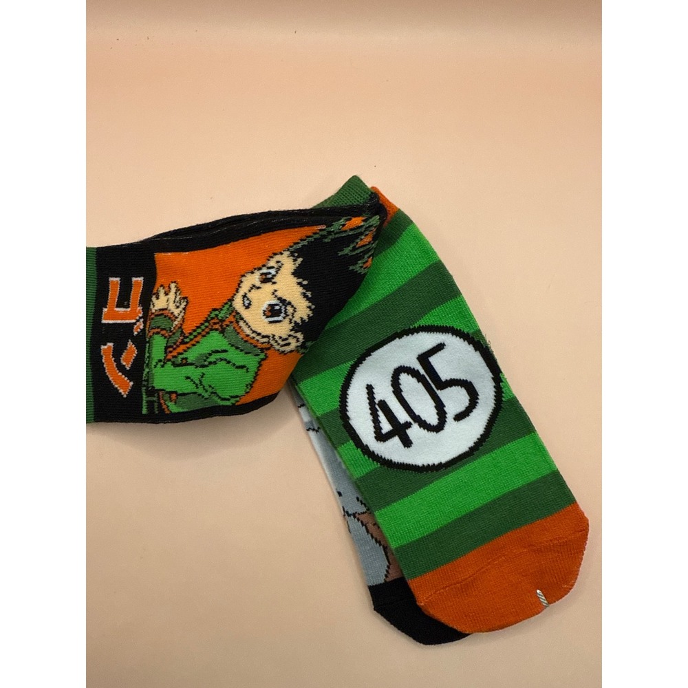 Hunter x Hunter Gon Anime 3 Pack of Socks Shoe Size 4-10 Anime Manga Merch - Picture 2 of 6